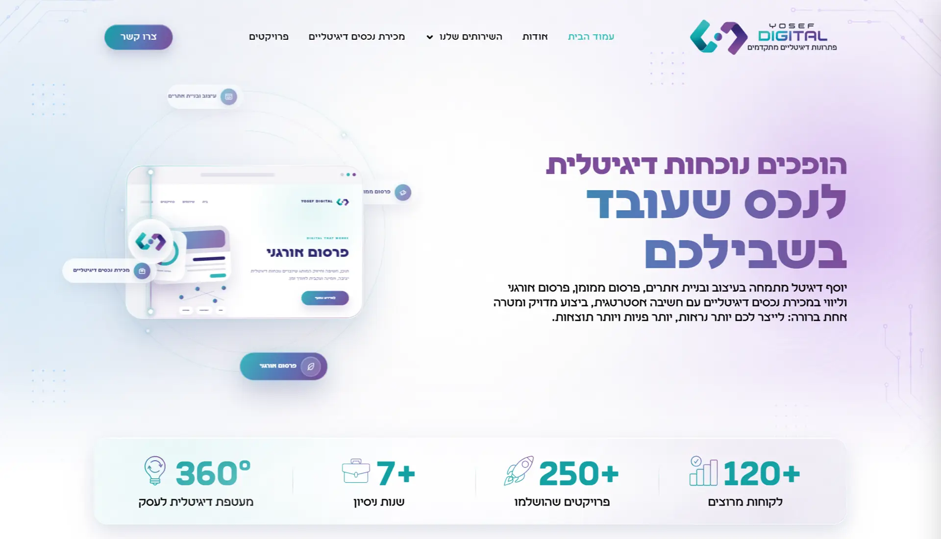 יוסף דיגיטל - מסך ימין