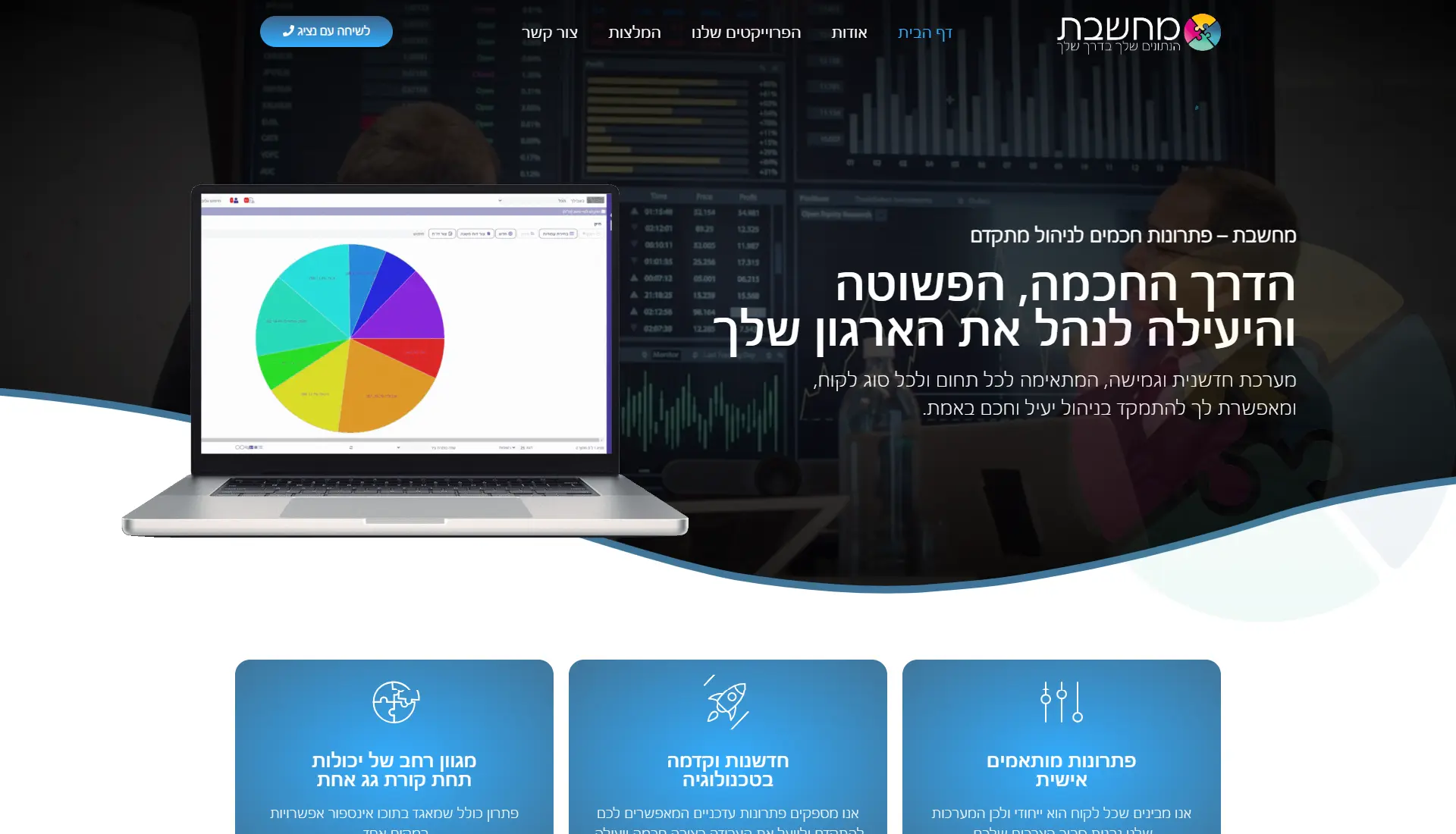 מחשבת פתרונות תוכנה - מסך ימין